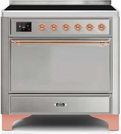 ILVE Majestic 36 Inch All Electric Range Induction UMI09QNS3WHP