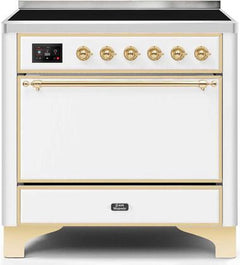 ILVE Majestic 36 Inch All Electric Range Induction UMI09QNS3WHP