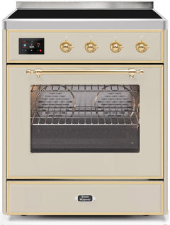 ILVE Majestic 30 Inch All Electric Range Induction UMI30QNE3WHP