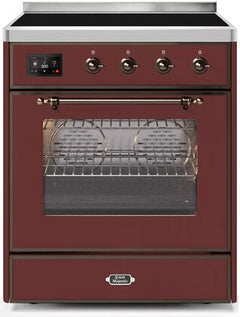 ILVE Majestic 30 Inch All Electric Range Induction UMI30NE3WHP