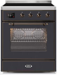ILVE Majestic 30 Inch All Electric Range Induction UMI30NE3WHP