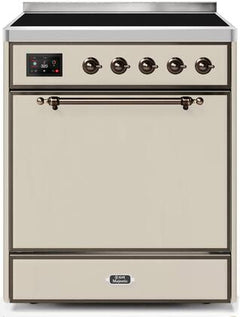 ILVE Majestic 30 Inch All Electric Range Induction UMI30QNE3WHP
