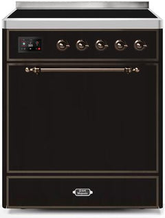 ILVE Majestic 30 Inch All Electric Range Induction UMI30QNE3WHP