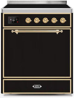ILVE Majestic 30 Inch All Electric Range Induction UMI30QNE3WHP