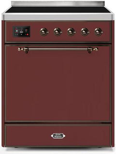 ILVE Majestic 30 Inch All Electric Range Induction UMI30QNE3WHP