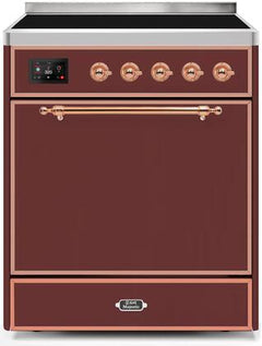 ILVE Majestic 30 Inch All Electric Range Induction UMI30QNE3WHP