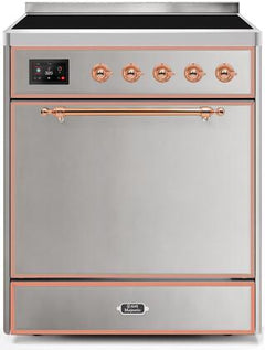 ILVE Majestic 30 Inch All Electric Range Induction UMI30QNE3WHP