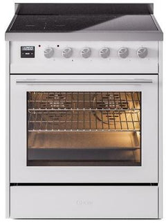 ILVE Professional Plus 30 Inch All Electric Range Induction UPI304WMPWH
