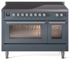 ILVE Professional Plus 48 Inch All Electric Range Induction UPI486WMPWH