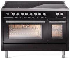 ILVE Professional Plus 48 Inch All Electric Range Induction UPI486WMPWH