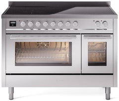 ILVE Professional Plus 48 Inch All Electric Range Induction UPI486WMPWH