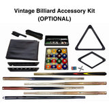 Plank & Hide Isaac Wood Pool Table with Free Accessory Kit