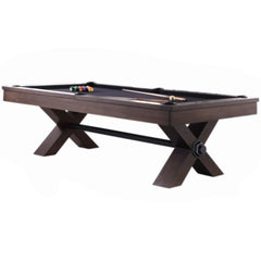 Plank & Hide Vox Wood Pool Table (Size 8') 28008-WAL with Free Accessory Kit