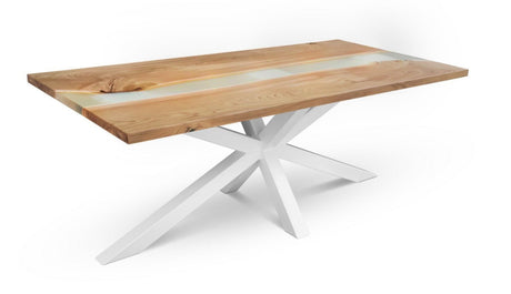 Maxima House REDDE-2X Solid Wood Dining Table