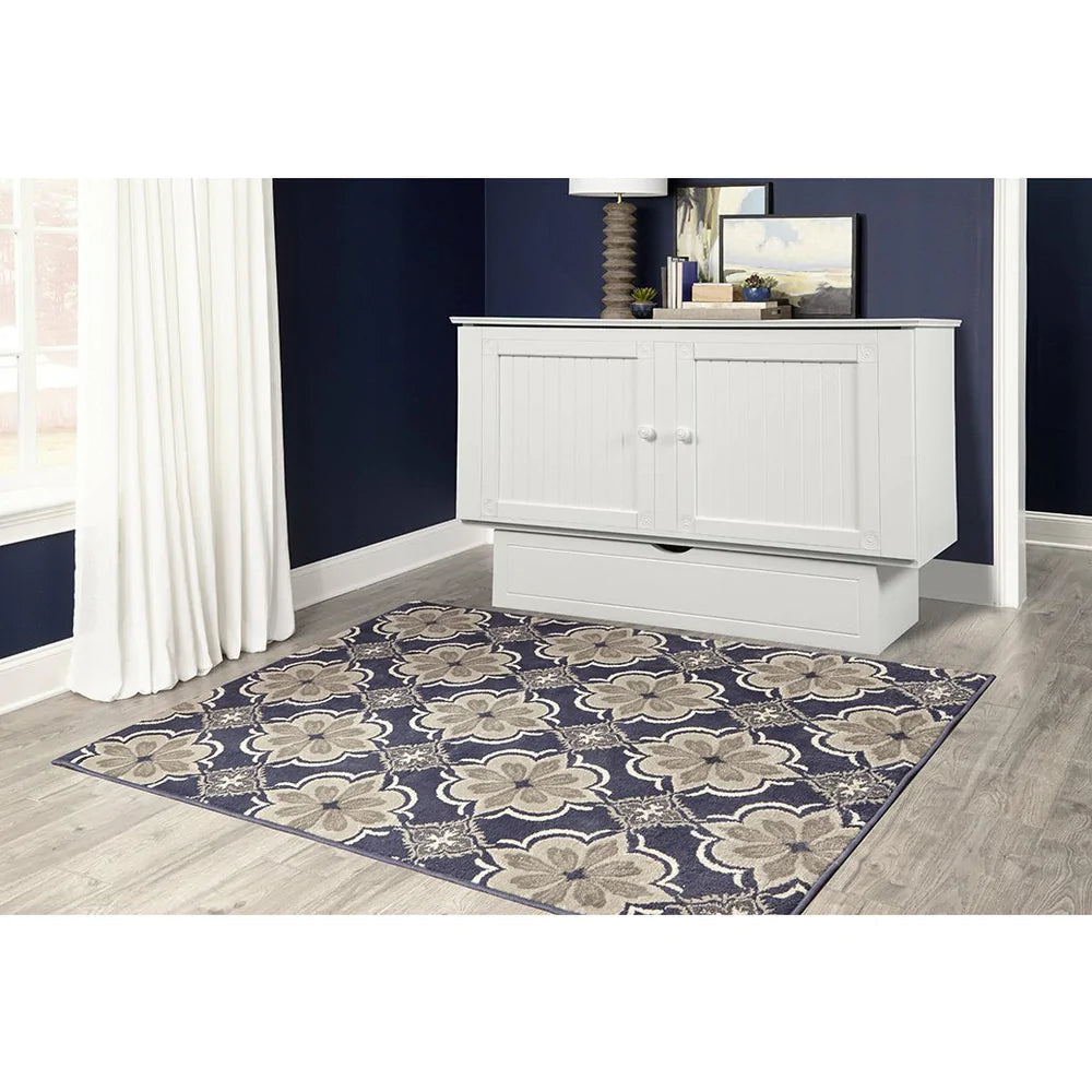 Arason Creden-ZzZ Murphy Queen Cabinet Bed Cottage White