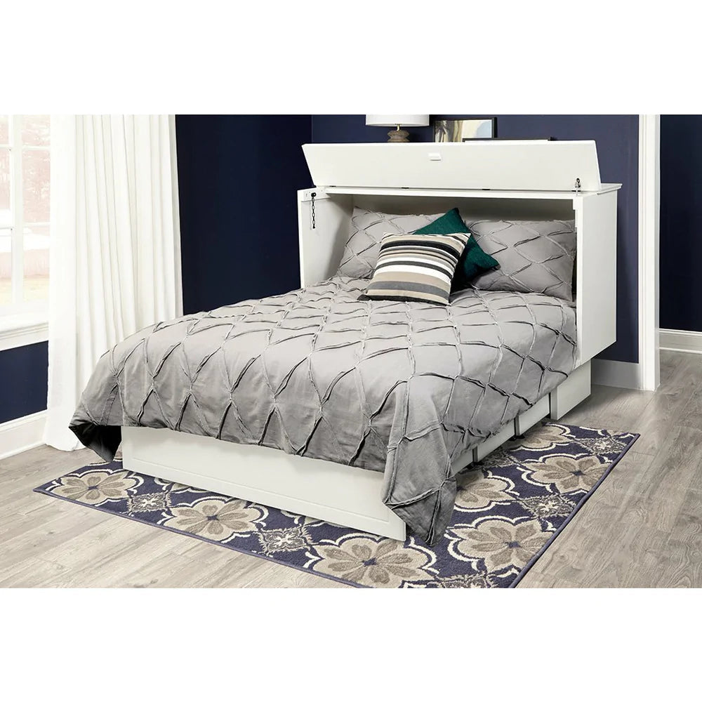 Arason Creden-ZzZ Murphy Queen Cabinet Bed Cottage White