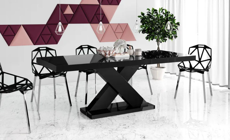 Maxima House Dining Table XENON with 1 Extension for up to 8 People