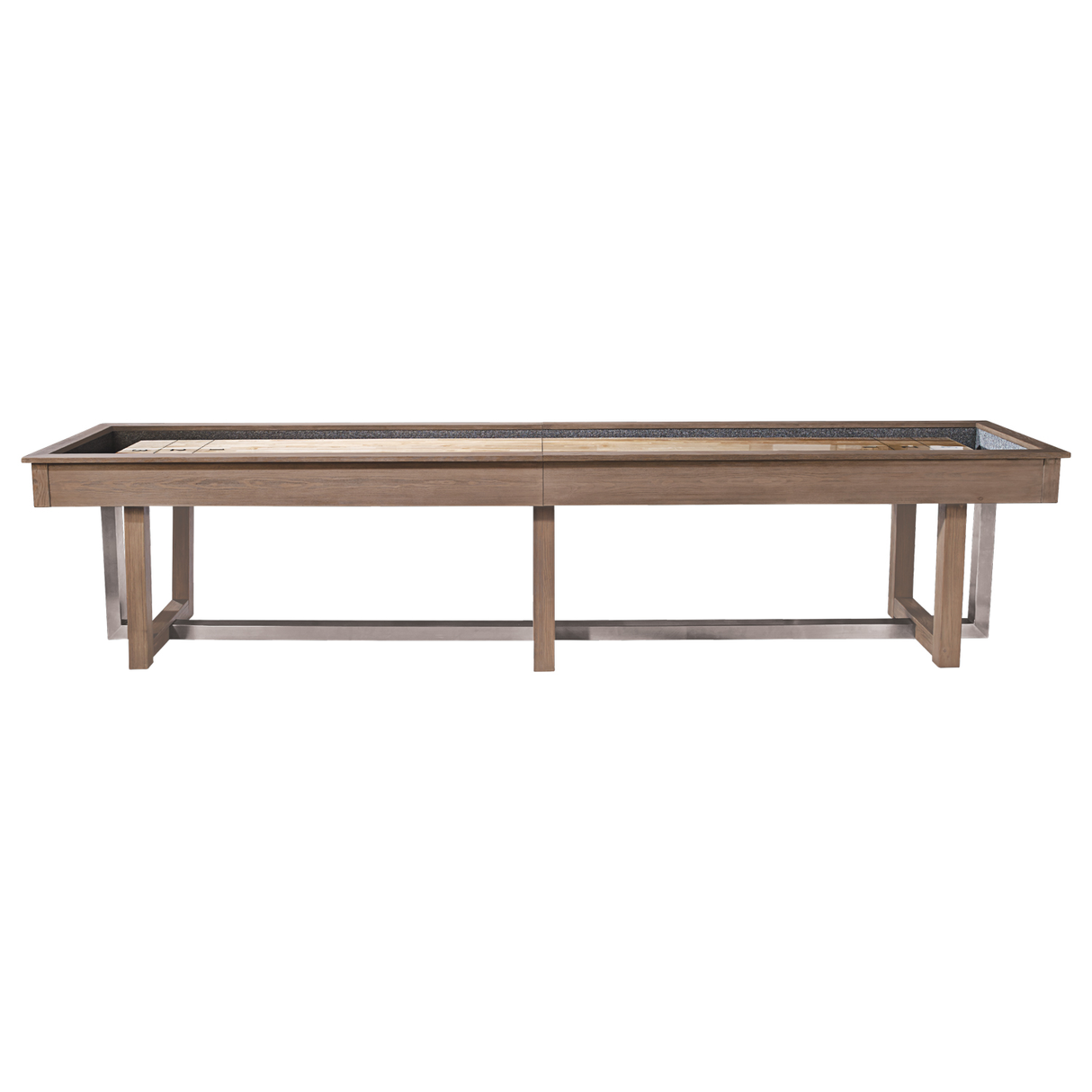 American Heritage Billiards Abbey Shuffleboard Table (Antique Grey)