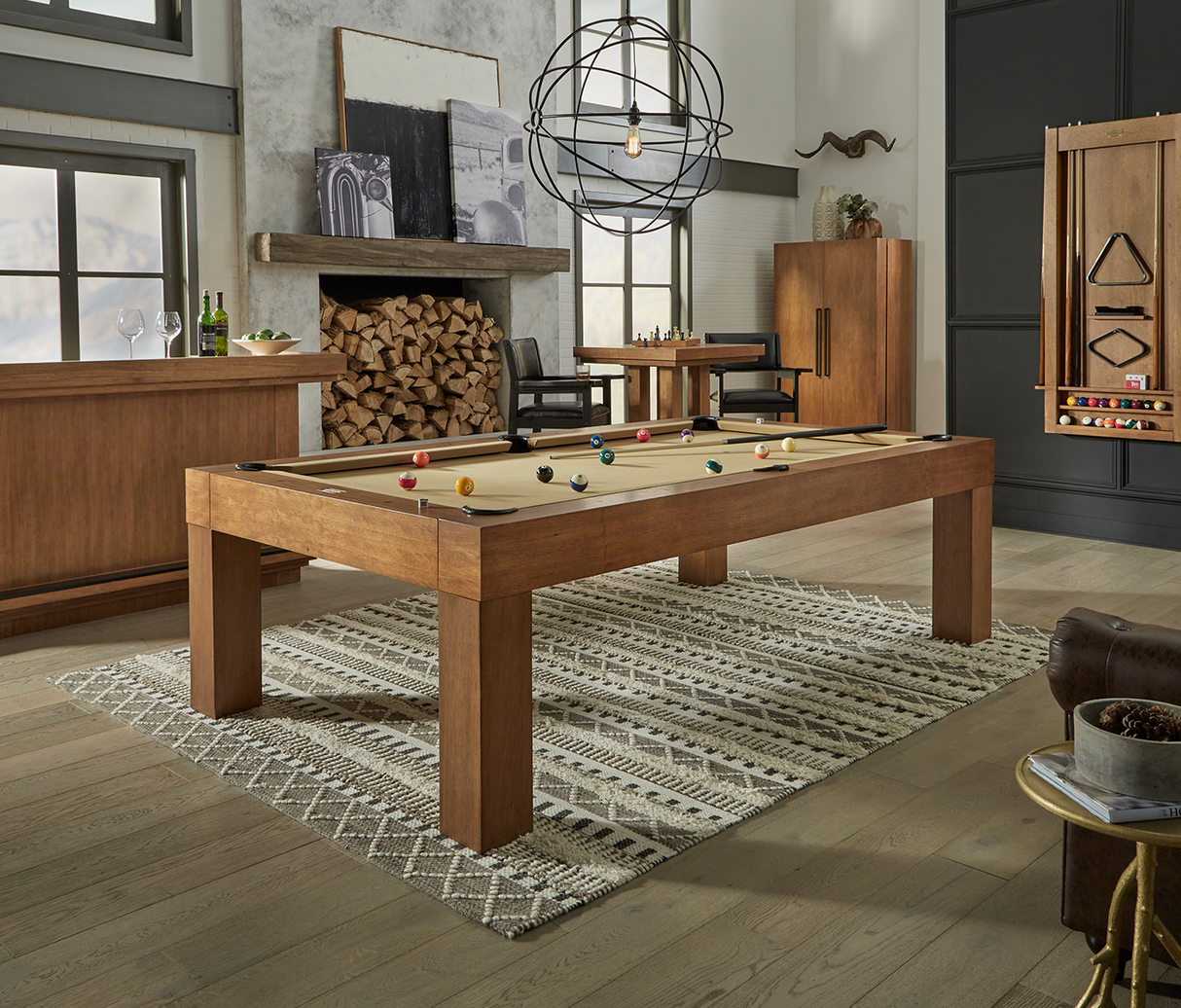 American Heritage Billiards Alta 8' Pool Table (Brushed Walnut)