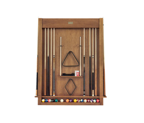 American Heritage Billiards Alta Wall Mounted Cue Rack 12 (Brushed Walnut)