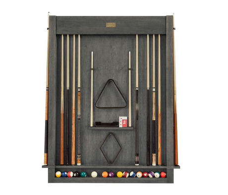 American Heritage Billiards Alta Wall Mounted Cue Rack 12 (Charcoal)