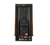 American Heritage Billiards Alta Wall Mounted Cue Rack 6 (Black Ash)