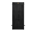 American Heritage Billiards Alta Wall Mounted Cue Rack 6 (Black Ash)