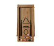 American Heritage Billiards Alta Wall Mounted Cue Rack 6 (Brushed Walnut)