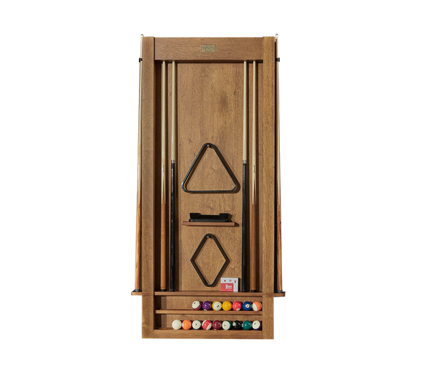 American Heritage Billiards Alta Wall Mounted Cue Rack 6 (Brushed Walnut)
