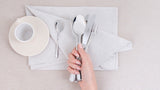 Maxima House ANTICA 24 Piece Stainless Steel Flatware Set