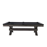 Plank & Hide Axton Steel Pool Table with Free Accessory Kit, Free Steel Cue Rack