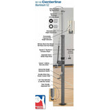 Bison 3" Centerline Aluminum EZ Complete Volleyball System VB1100