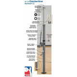 Bison 3" Centerline Aluminum EZ Volleyball System w/o Sockets VB1100NS