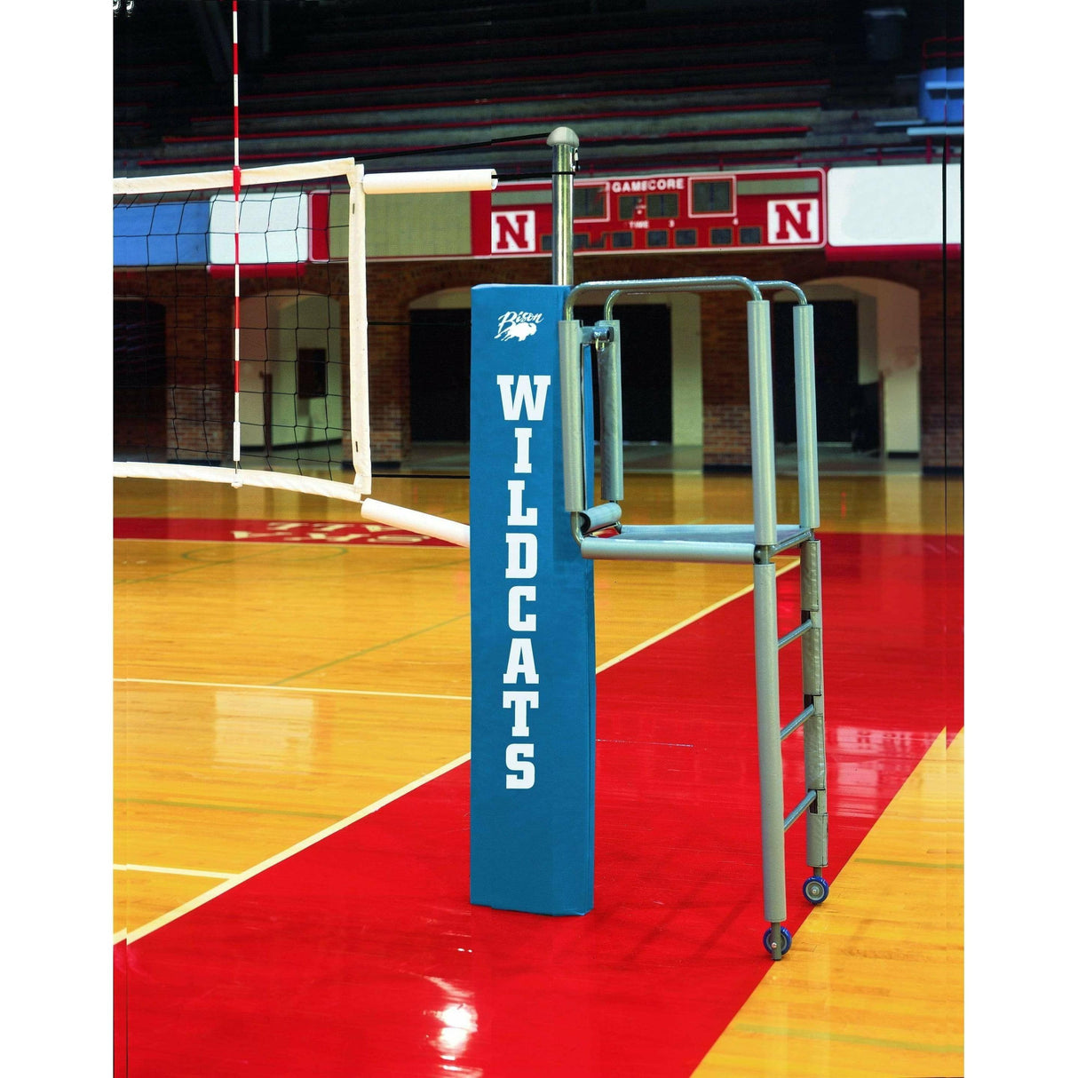 Bison 3" Centerline Elite Steel Hybrid Complete Volleyball System VB2000