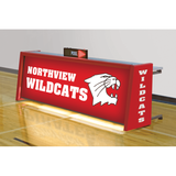 Bison 8' Sport Pride LED Illuminated Scorers Table ST85FI