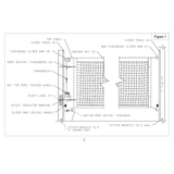 Bison Match Point Post or Wall Mounted Volleyball System SVB5050W