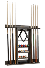 American Heritage Billiards Bluegrass Wall Rack (Charcoal)