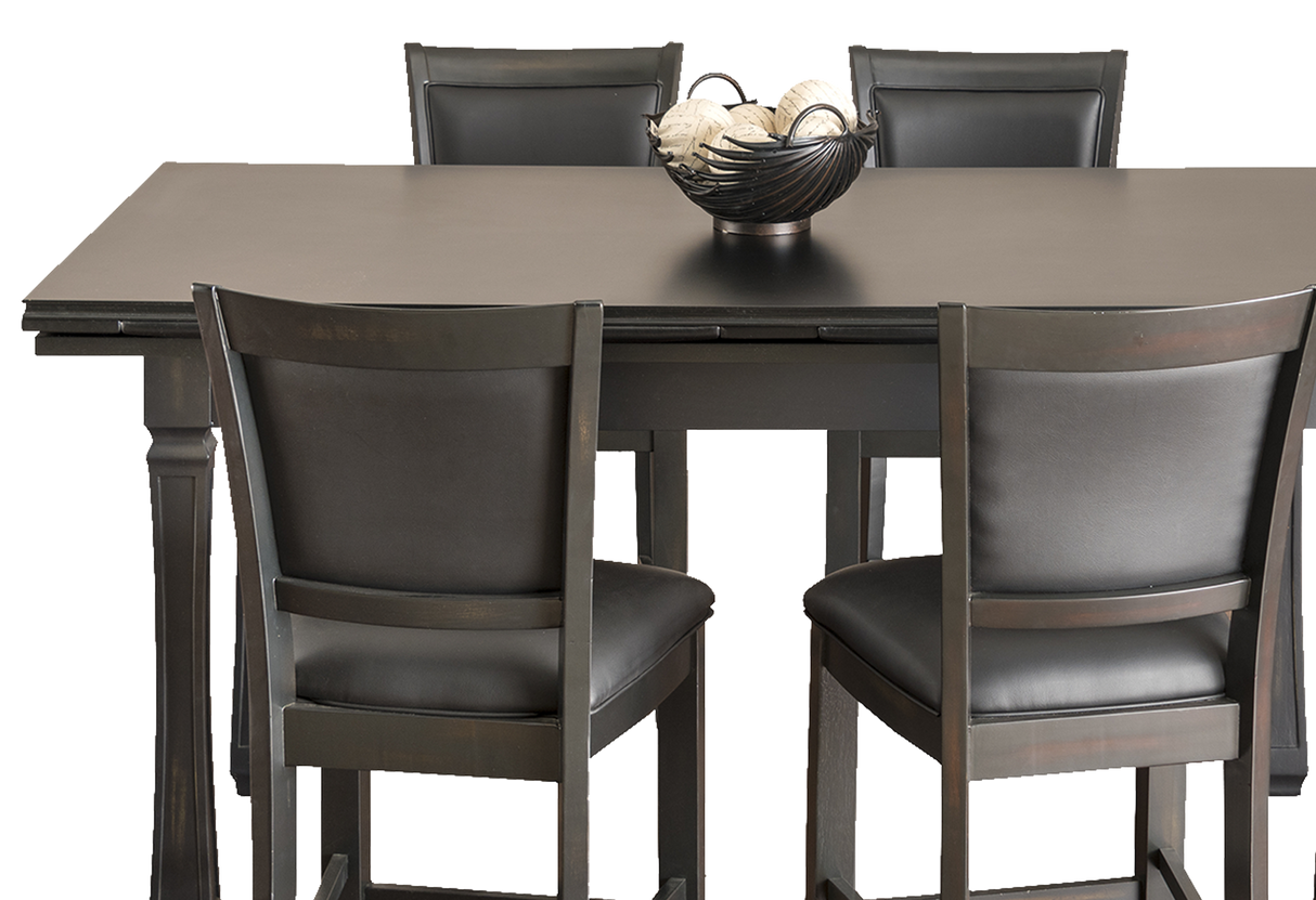 American Heritage Billiards Burlington Game Table Set (Peppercorn)