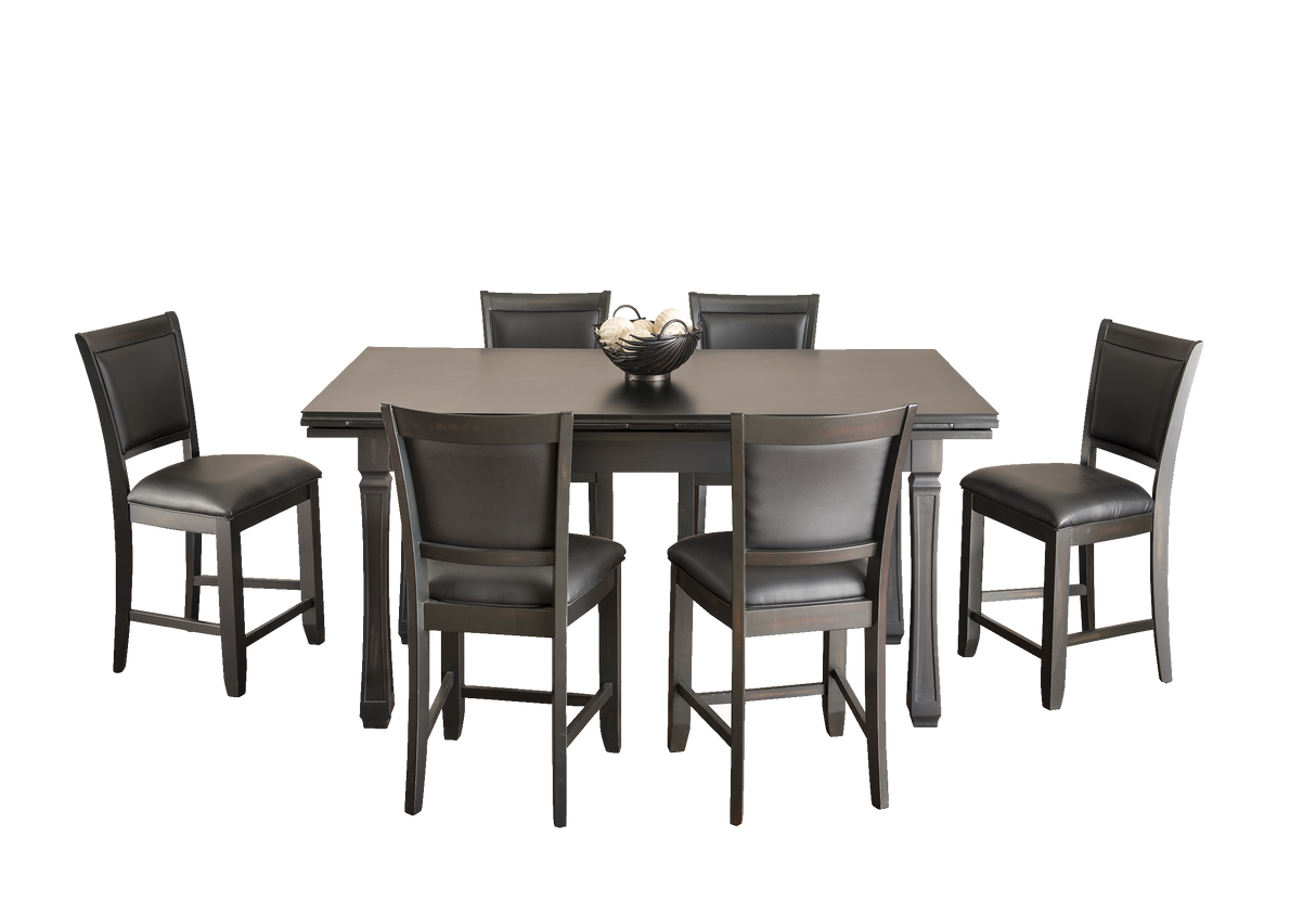 American Heritage Billiards Burlington Game Table Set (Peppercorn)