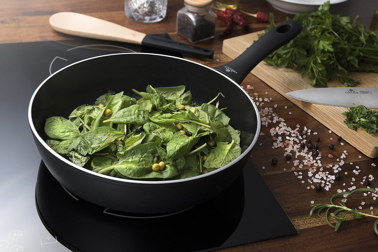 Maxima House CONTRAST PRO Deep Non-Stick Frying Pan with Lid 11"