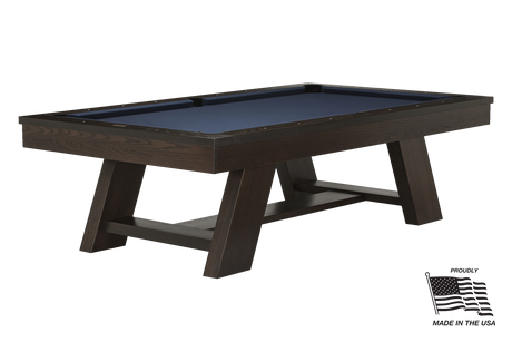 American Heritage Billiards Deerfield 8' Pool Table (Dark Walnut)