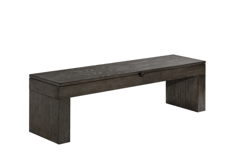 American Heritage Billiards Dining Storage Bench (Charcoal)