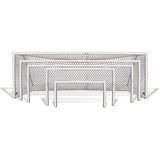 First Team Golden Goal 44 Square Aluminum Portable Soccer Goals (Pair)