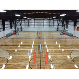 Gared Libero Master 4" OD Telescopic One Court Volleyball System 7300