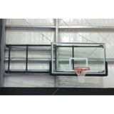 Gared 42” X 72” Side Fold Basketball Wall Mounted Package w/ Manual Height Adjuster