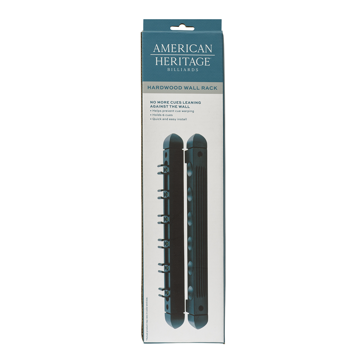 American Heritage Billiards Hardwood Wall Rack