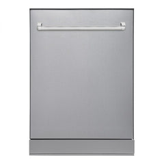 Hallman 24-Inch Dishwasher with Stainless Steel Metal Spray Arms (not plastic) with BOLD Chrome handle