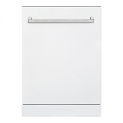 Hallman 24-Inch Dishwasher with Stainless Steel Metal Spray Arms (not plastic) with BOLD Chrome handle