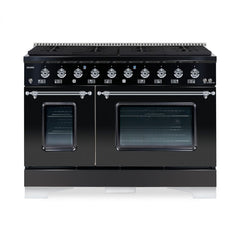 Hallman Classico Series 48" Gas Freestanding Range with Chrome Trim