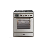 ILVE 30" Majestic II Series Gas Burner and Electric Oven Range with 5 Sealed Burners - UM30DNE3